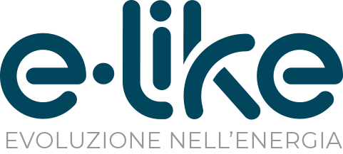 e-like logo blu